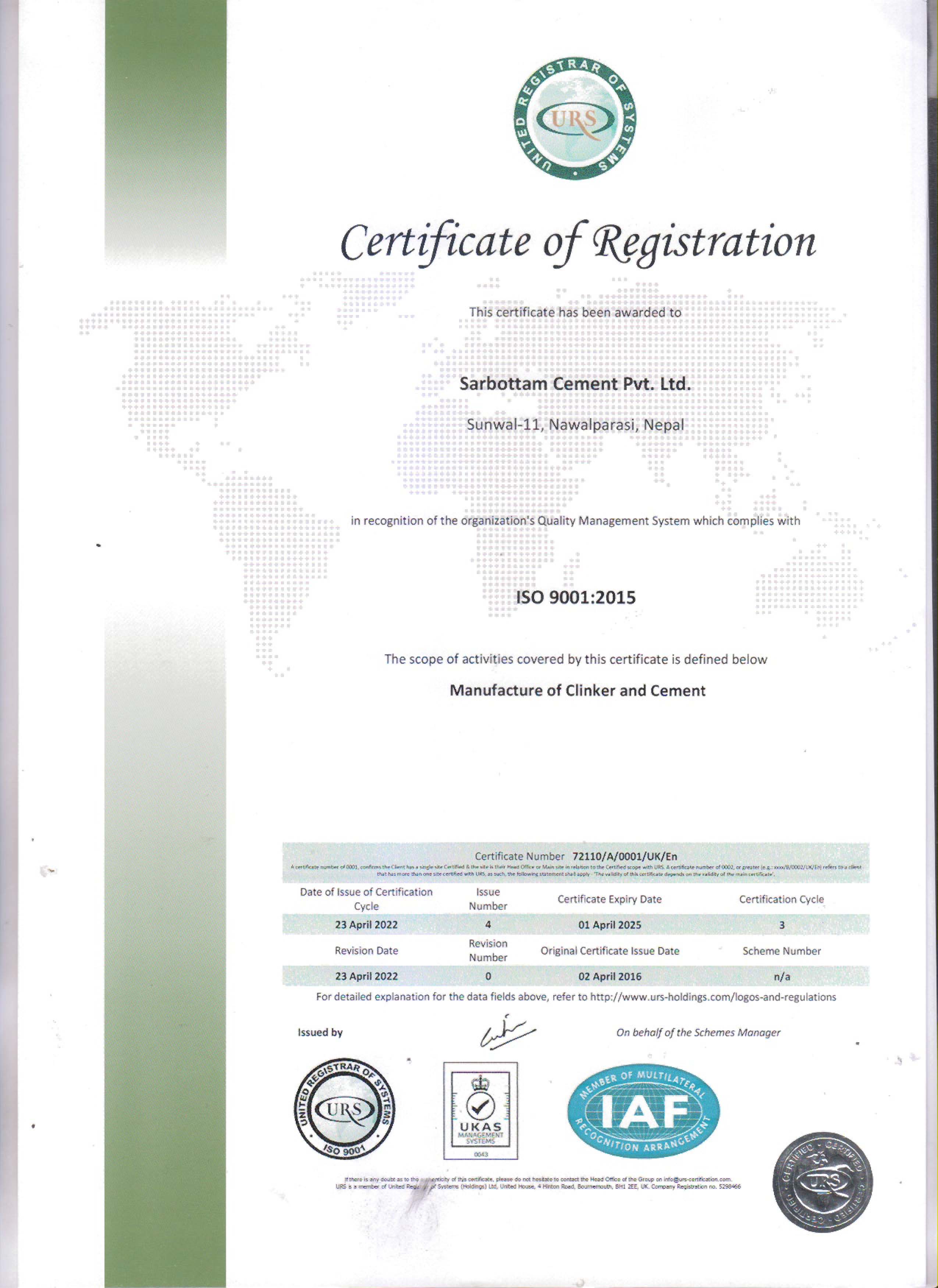 ISO 9001:2015 - Standards on Quality Management