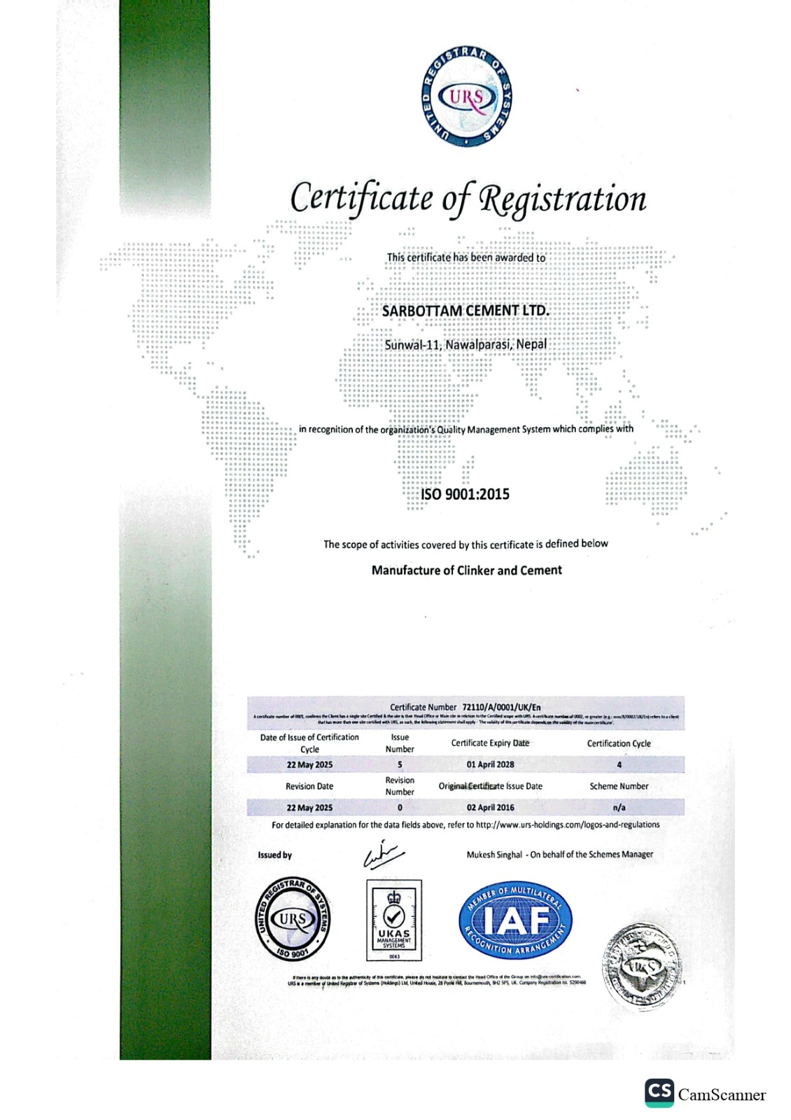 ISO 9001:2015 - Standards on Quality Management