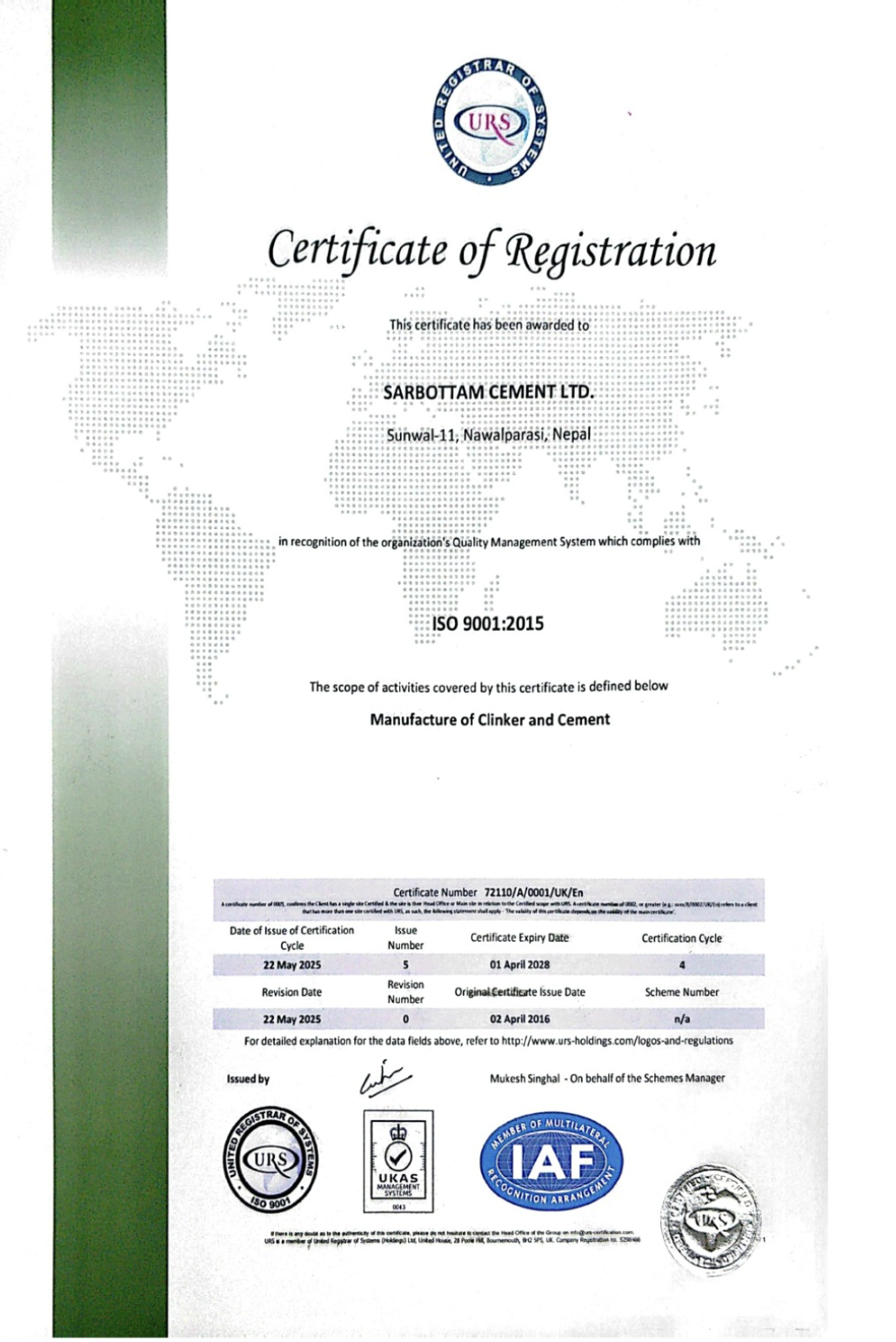 ISO 9001:2015 - Standards on Quality Management